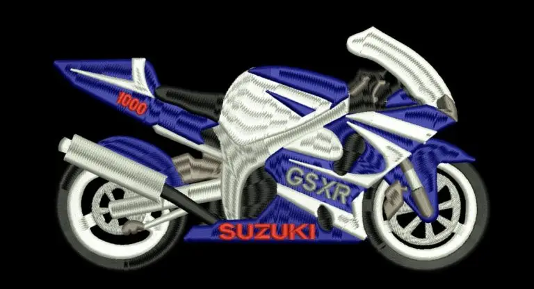 Suzuki GSXR embroidery