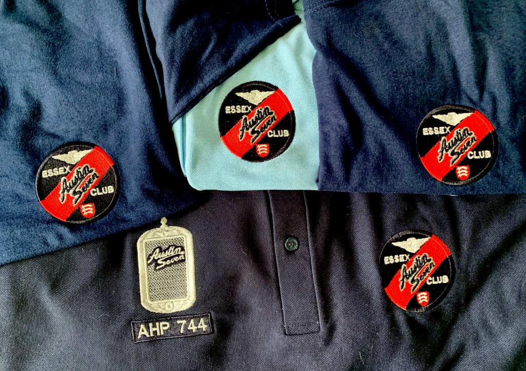 Austin 7 seven Car club embroidery embroidered clothing