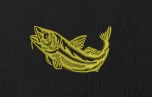 Carp embroidered Fish
