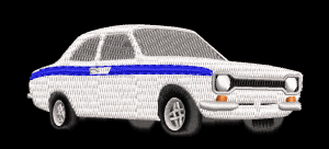 Ford escort Mark 1 one mk1 mil RS Mexico embroidery