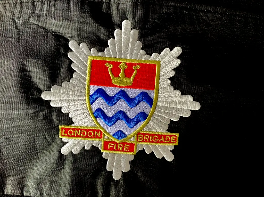 London fire brigade high-quality custom embroidery