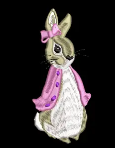 Peter Rabbit embroidered Beatrix Potter