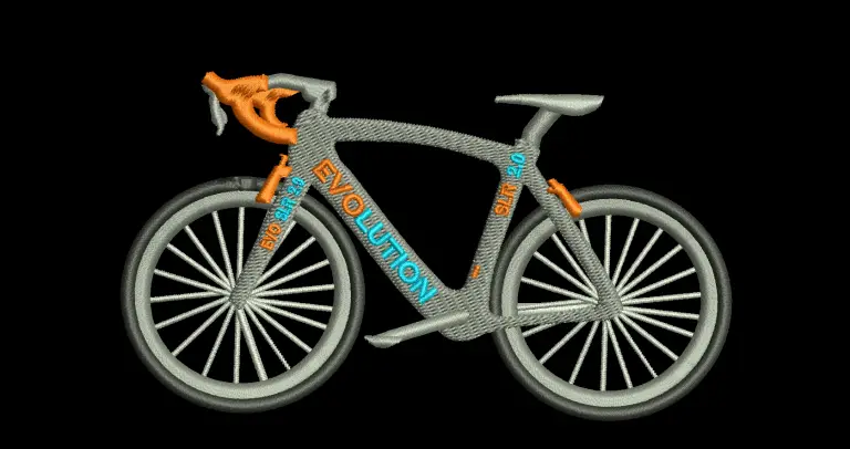 Road racing bike custom embroidery