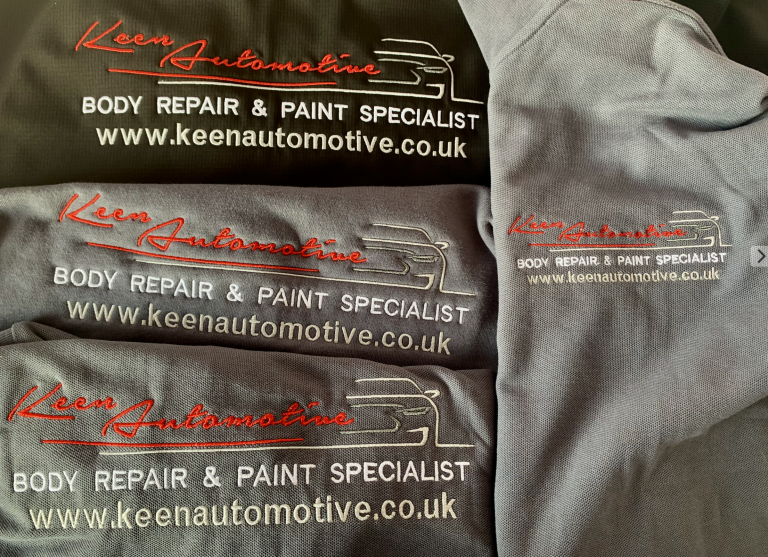 Embroidered clothing, Clacton