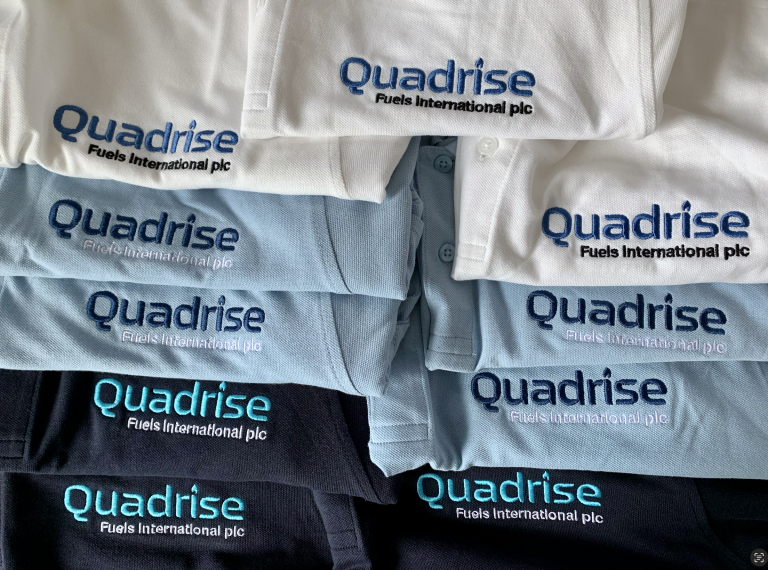 Embroidered logo workwear