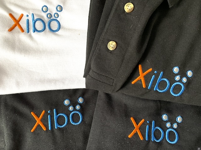 Embroidered polo shirts