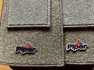 Embroidered Car Mat Badges embroidered aeroplane Badges