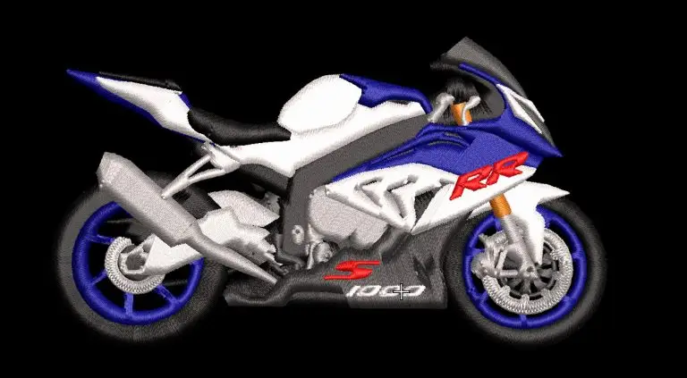 BMWS 1000 RR embroidery motorcycle