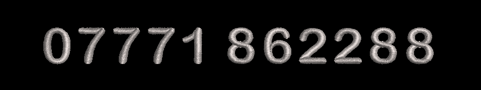 Custom embroidery service telephone number