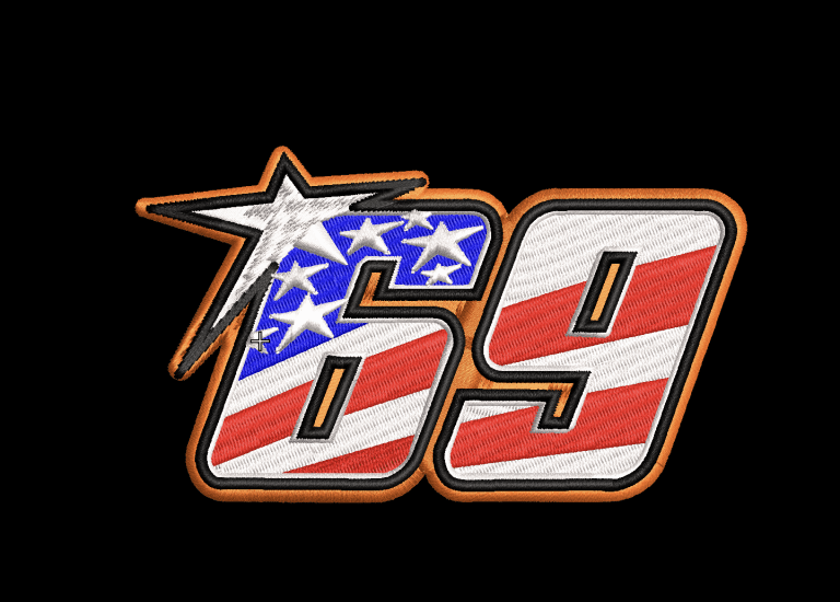 American flag 69