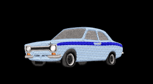 Ford escort Mark 1 one mk1 mil RS Mexico embroidery