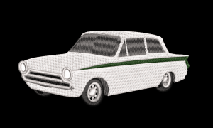 Ford lotus cortina Mark 1 embroidery